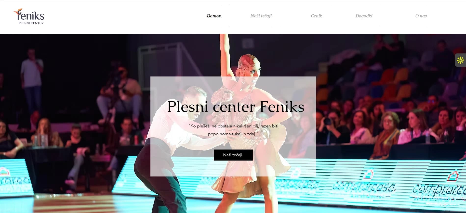 Feniks insurance platform website screenshot