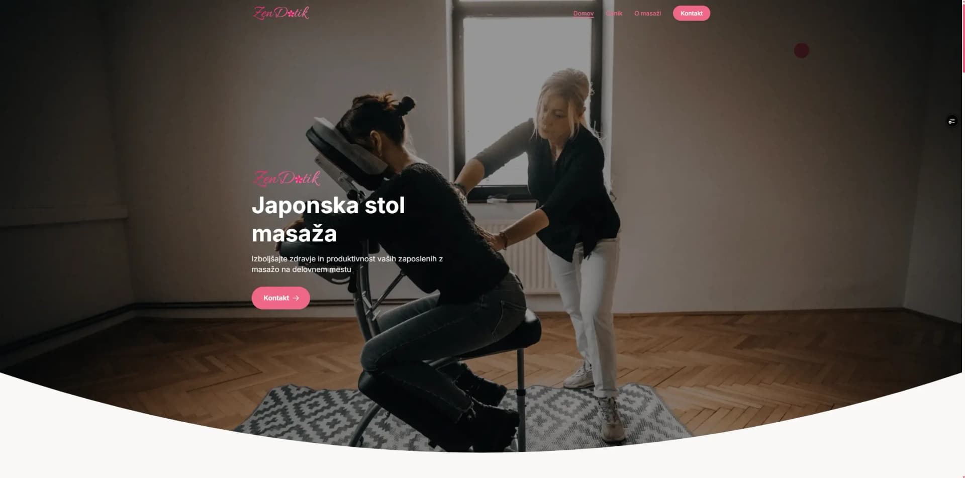 Zendotik event venue platform website screenshot